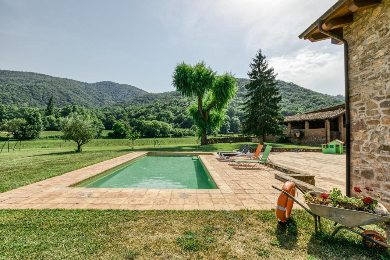 Villa Mas plantalec La Vall de Bianya Exterior foto