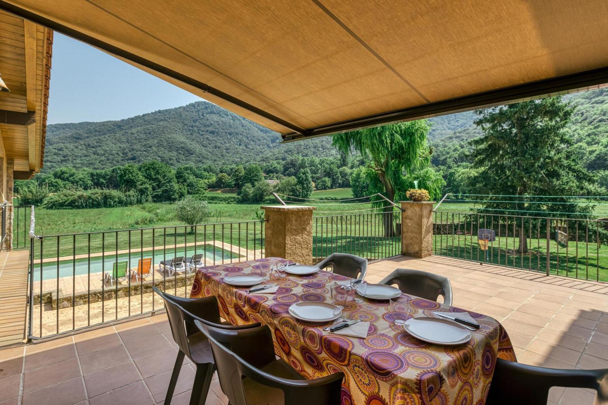 Villa Mas plantalec La Vall de Bianya Exterior foto