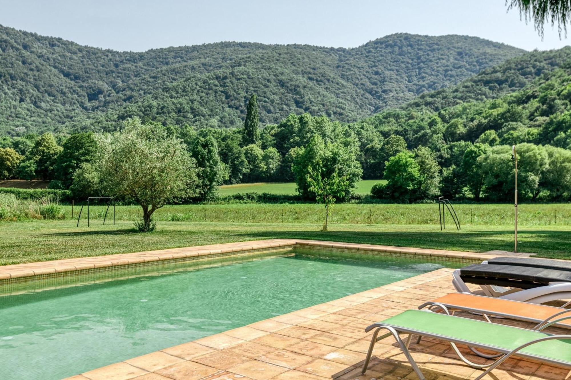 Villa Mas plantalec La Vall de Bianya Exterior foto